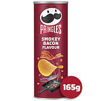 Чіпси Прінглс з Беконом Pringles BACON flavour, 165 г.