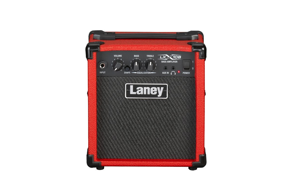 Комбопідсилювач для бас-гітари Laney LX10B-RED