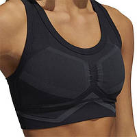 Женский спортивный черный топ топик бра Adidas Studio two tone Bra (GL3472). Оригинал. Размер XS