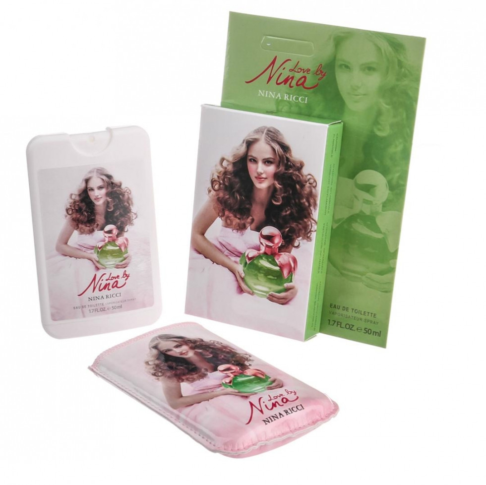 Духи (міні-парфуми) Nina Ricci Love by Nina 50 мл у стильному чохлі з фотодруком