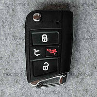 Корпус ключа Volkswagen Passat B8 golf7 Tiguan, лезвие HU162t