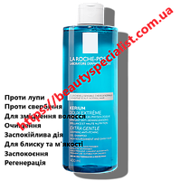 Мягкий физиологический шампунь-гель La Roche-Posay Kerium Extra Gentle Shampoo для всех типов волос, 400 мл