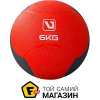 Медбол Liveup Medicine Ball red (LS3006F-6)