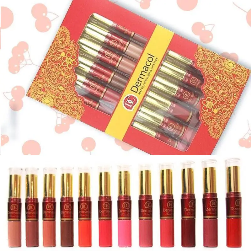 Набір помад Dermacol DC 12 шт, Блиск для губ, фото 1