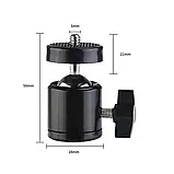 Шарнірна Головка для Монопода Accessories, Шарнір поворотний універсальний, фото 4