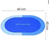 Килимок для Ванної Вологопоглинаючий Нековзний Швидковисихаючий Суперабсорбуючий 40х60 см AND185, фото 5