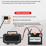 Зарядний Пристрій 12V 6А Smart Car Battery TK400, Свинцевий кислотний акумулятор, фото 10