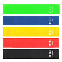 Фітнес резинки Fitness Loop Bands набір 5 шт, Петлі опору, Еспандери, Петлі опору, фото 3