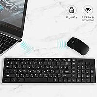 Комплект клавиатура Keyboard и мышка Wireless K-06