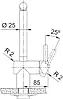 Змішувач для кухонної мийки Franke Atlas Neo 115.0681.241, фото 3