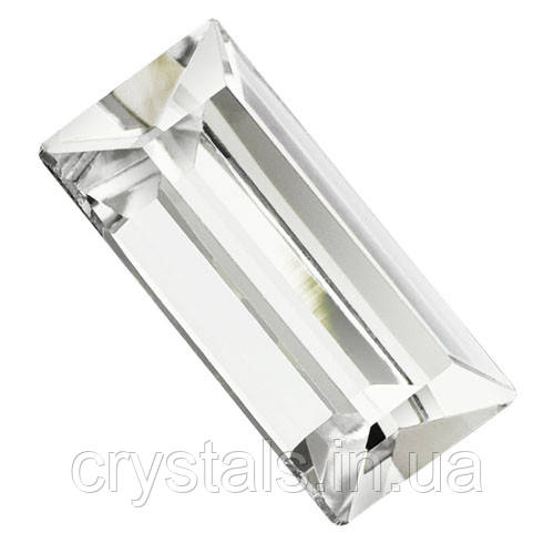 Багети Preciosa (Чехія) 7х3 мм Crystal Argent Flare, фото 1
