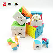 QiYi Luxurious Set №2 stickerless | Подарунковий набір кубиків (2х2 - 5х5) без наліпок, фото 3