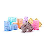 Гра-головоломка Тетріс магнітний + книга з завданнями | Magnetic Block QiYi, фото 3
