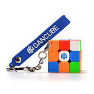 GAN 330 Keyring stickerless | Брелок Кубик Рубіка 3x3 Ган без наліпок 3 см, фото 7