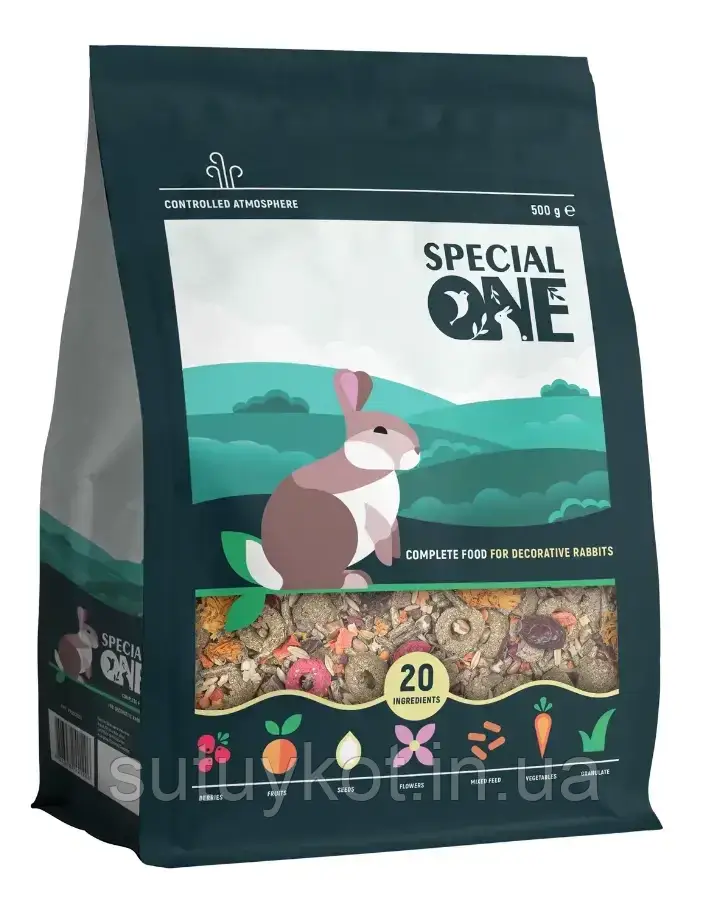 Special One (Спешл Ван) корм для декоративних кроликів, 500 гр.