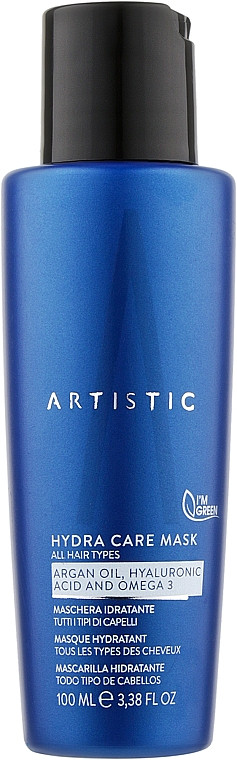 Маска зволожуюча для волосся з арганою Artistic Hydra Care 100 мл (Оригінал)