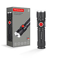 Ліхтар TITANUM TLF-T03 T6, 230 люмен, USB зарядка