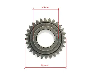 Шестерня Z-28 до редуктора 3+1