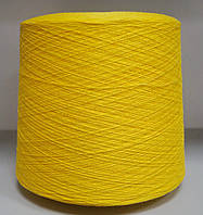 Бавовняна пряжа для в'язання в бобінах 20/2 (Туреччина) № 20503 ЯСКРАВИЙ ЛИМОН