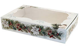Коробка подарункова новорічна 15х20х3 см