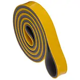 Кільцевий еспандер (стрічка) двосторонній жовтий SP-Sport DUAL POWER BAND жовтий 2080x24x4,5, фото 8