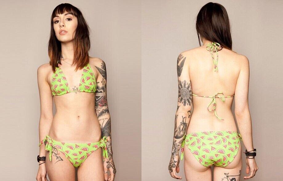 Жіночий купальник Drop Dead Clothing - Melons Bikini Bmth Oliver Sykes Emo Скінні