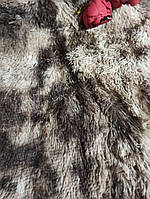 Коврик Овальный травка 1.5 м * 2.00 м прикроватный, придиванный, мягкий и комфортный, прорезиненный коричневый