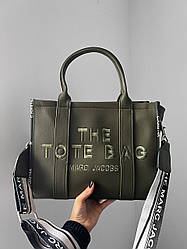 Жіноча сумка шоппер Марк Джейкобс зелена Marc Jacobs Green Tote Bag