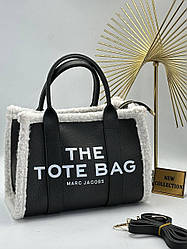 Жіноча сумка шоппер Марк Джейкобс чорна Marc Jacobs Black Tote Bag