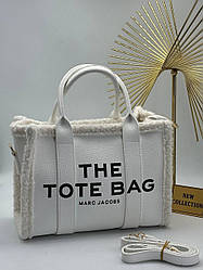 Жіноча сумка шоппер Марк Джейкобс біла Marc Jacobs White Tote Bag