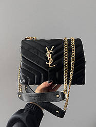 Жіноча сумка Ів Сен Лоран чорна Yves Saint Laurent Black