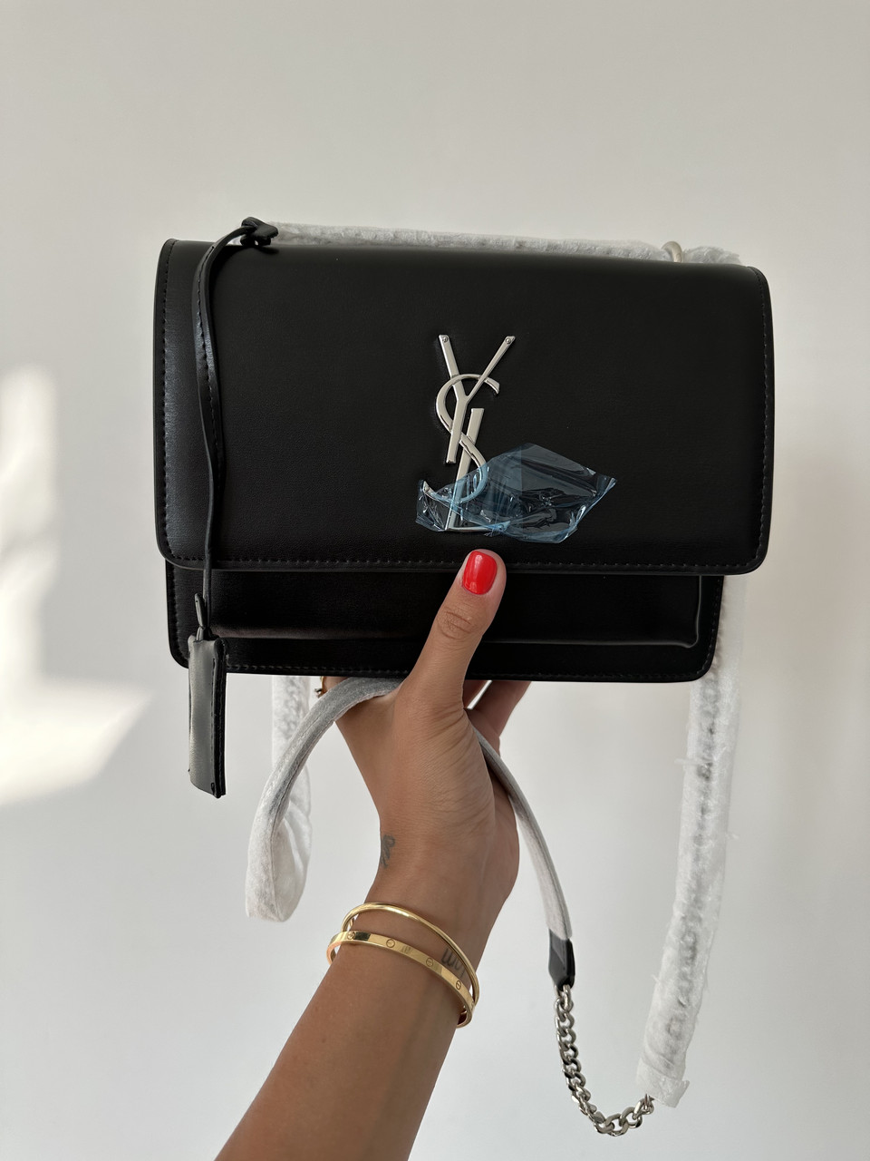 Жіноча сумка Ів Сен Лоран чорна Yves Saint Laurent Black