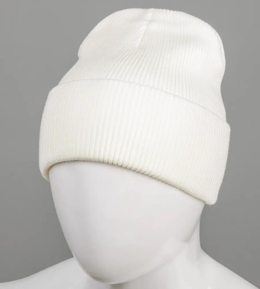 Базова подвійна з відворотом "Резинка" (231212), Молочний, фото 1