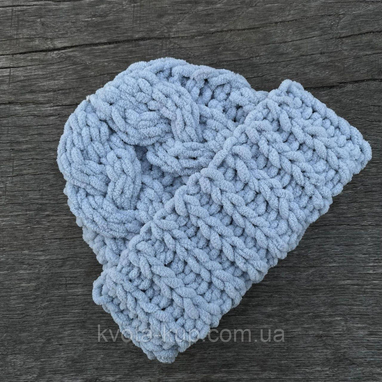 Тепла в'язана шапка, фото 1