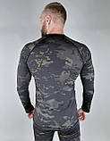 Термобілизна Camo чорна мультикам, чоловіча термобілизна зимова, фото 4