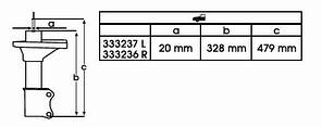 Амортизатор передній лівий газомаслянный KYB Toyota Corolla E11 (97-01) 333237, фото 3