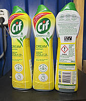 Крем Cif для чистки ванной комнаты Актив Лимон 500 мл