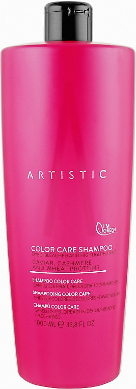 Шампунь для фарбованого волосся з кашеміром Artistic Color Care 1000 мл (Оригінал)