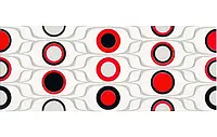Декор Konskie 200x500x9 Red Circles Inserto