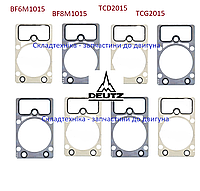 Прокладка под гбц (на 1 цилиндр) на двигатели Deutz 1015 и Deutz 2015