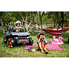 Двомісний дитячий електромобіль акумуляторний SP-8688 дитячий джип електромобіль 12 В з пультом керування чорний, фото 7