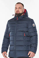 Куртка мужская зимняя короткая Braggart "Aggressive" темно-синяя, тинсулейт, температурный режим до -25°C