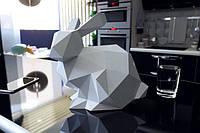 Набор для создания 3D фигур Паперкрафт Papercraft оригами Кролик