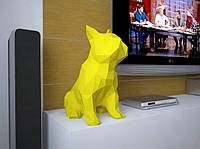 Набор для создания 3D фигур Паперкрафт Papercraft Бульдог