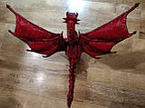 48 см. Рухома іграшка "Королівський дракон". (Різні кольори). 3D-друк безпечним органічним пластиком, фото 3