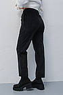 Жіночі штани з велюру чорні, фото 5