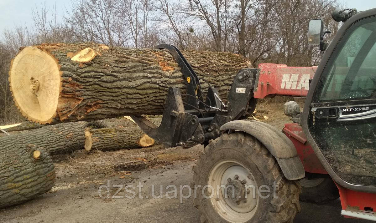 Захват для бревен LES на телескопический погрузчик - фото 4 - id-p2018027590