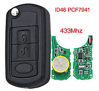 Викидний ключ Land Rover 2 кнопки 433Mhz chip ID46 (Оригінал)
