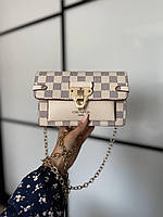 Женская сумка Луи Виттон слоновая кость Louis Vuitton Ivory искуственная кожа