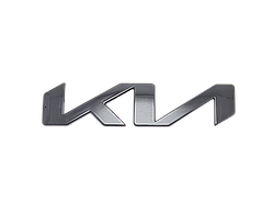 Емблема напис кузова Kia чорна глянець 15см х 3.5см